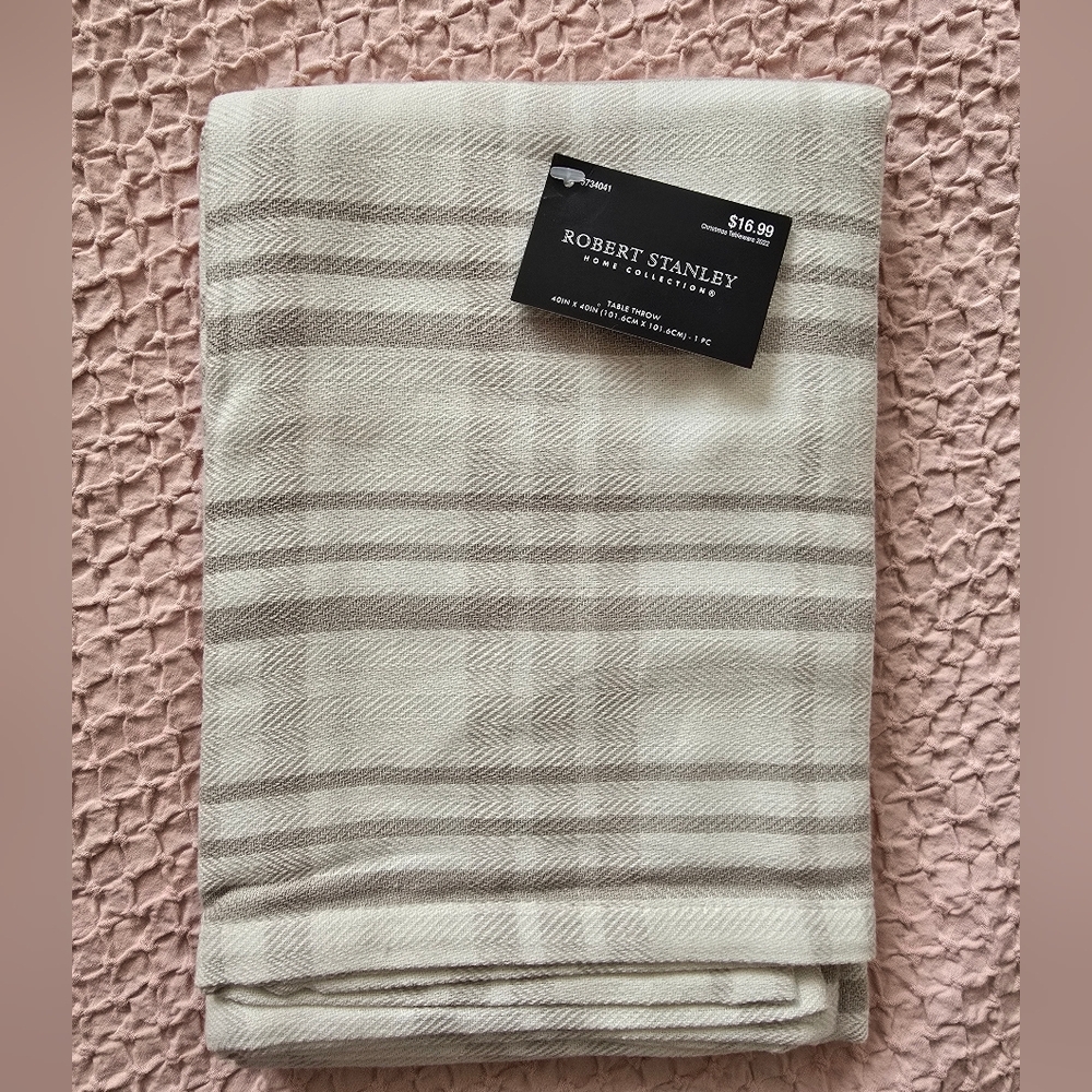 Robert Stanley Cotton Table Throw